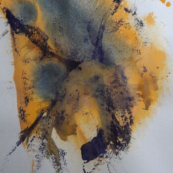 Peinture intitulée "Etreinte" par Patrice Poidevin, Œuvre d'art originale, Encre