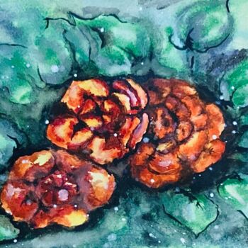 Pintura titulada "52" por Vladlena Dudchak, Obra de arte original, Acuarela