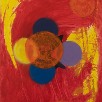 Painting titled "Immersion" by Paolo Cantù Gentili, Original Artwork, Acrylic Mounted on Wood Stretcher frame