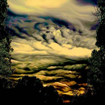 Painting titled "Sky 6" by Jason Stillman, Original Artwork, Oil