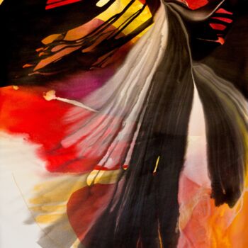 Картина под названием "Phoenix Rising" - David Ryan Lopez, Подлинное произведение искусства, Акрил