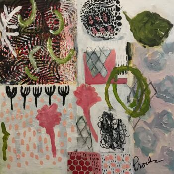 Painting titled ""On cherche le gard…" by Johanne Proulx, Original Artwork, Acrylic