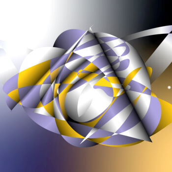 Digital Arts titled "'Woven Colours' - 2…" by Rosemary Collard, Original Artwork, 2D Digital Work