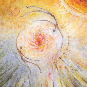 Dessin intitulée "Connecting" par Elizabeth Kuntz, Œuvre d'art originale, Pastel
