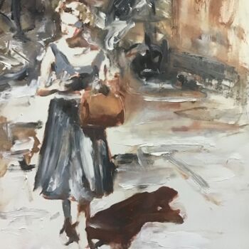 绘画 标题为“Promenade.” 由Victoria General, 原创艺术品, 油