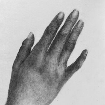 "Hand art" başlıklı Tablo Aia Artist tarafından, Orijinal sanat, Grafit