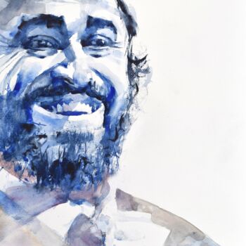 绘画 标题为“Luciano 3” 由Goran Žigolić (watercolors), 原创艺术品, 水彩