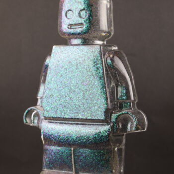 Escultura intitulada "roboclusion disco v…" por Vincent Sabatier (VerSus), Obras de arte originais, Moldagem