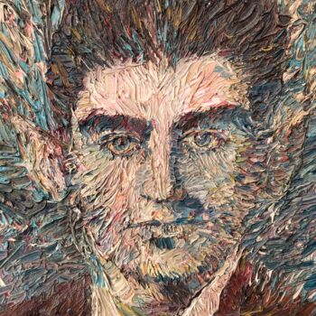 Pintura titulada "KAFKA (2)" por Lautir, Obra de arte original, Oleo
