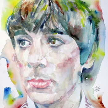 Ζωγραφική με τίτλο "KEITH MOON (2)" από Lautir, Αυθεντικά έργα τέχνης, Ακουαρέλα