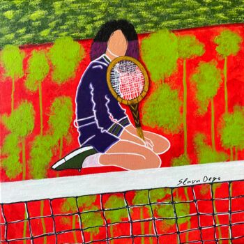 Peinture intitulée "NO.1 (Series SUMMER)" par Slava Dego, Œuvre d'art originale, Acrylique Monté sur Châssis en bois