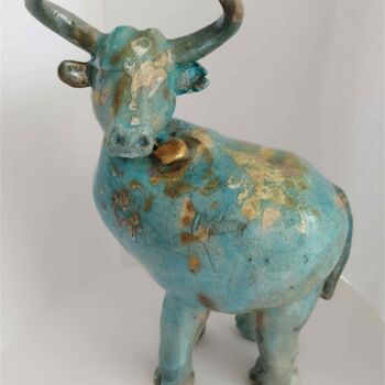 Sculpture titled "Poterie 3" by Eric Bouquet, Original Artwork, Clay