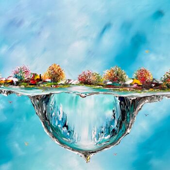 Pintura titulada "My World,.,.." por Gena Genadyj, Obra de arte original, Acrílico