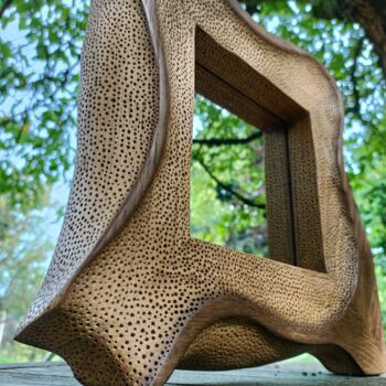 Design intitolato "Miroir sculpté et t…" da Renat Shuteev, Opera d'arte originale, Tavola arte
