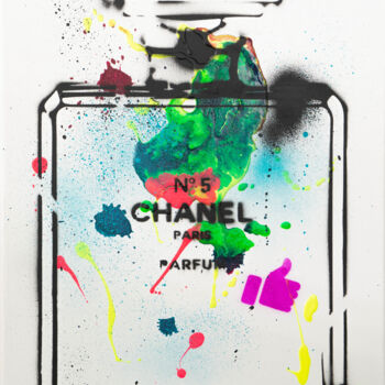 Peinture intitulée "Chanel one more Like" par Natalie Otalora, Œuvre d'art originale, Acrylique Monté sur Châssis en bois