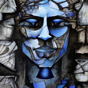 「"The rest of a Hybr…」というタイトルの絵画 Carlos Paredes Colinによって, オリジナルのアートワーク, アクリル