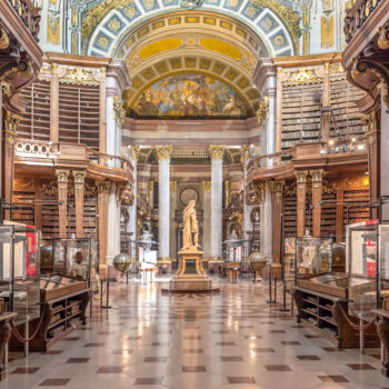 摄影 标题为“Vienna National Lib…” 由Richard Silver, 原创艺术品, 数码摄影