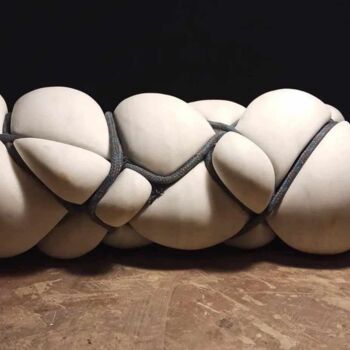 Sculpture titled "Action - Reaction I" by Spyros Koikas, Original Artwork, Stone