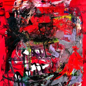 Peinture intitulée "Laszlo" par Mengu, Œuvre d'art originale, Acrylique