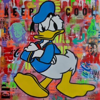 Painting titled "Keep cool (3)" by Philippe Euger, Original Artwork, Spray paint