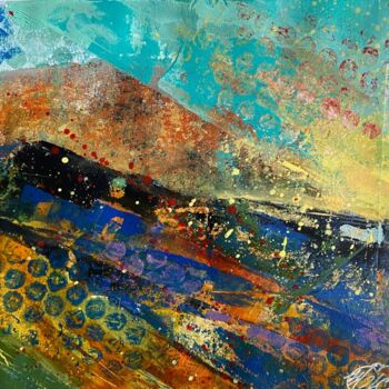 Peinture intitulée "Sunset" par Natasha Zhukova, Œuvre d'art originale, Acrylique Monté sur Carton