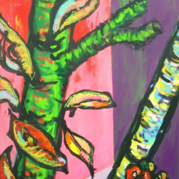 Painting titled "Still Life" by Remi Delaplace, Original Artwork, Acrylic