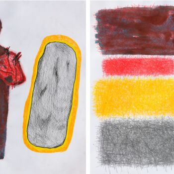 Painting titled ""All it takes is on…" by Giulio Benatti, Original Artwork, Watercolor
