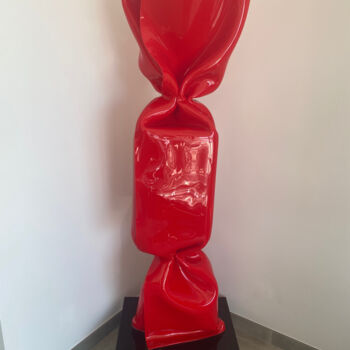 제목이 "Wrapping Bonbon Rou…"인 조형물 Laurence Jenk로, 원작, 플라스틱