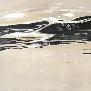 Pintura titulada "Vague mourante" por M'Do, Obra de arte original, Acrílico