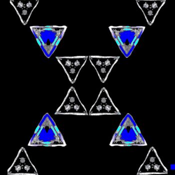 摄影 标题为“Geometric 23-4jX17d” 由Ken Lerner, 原创艺术品, 数码摄影