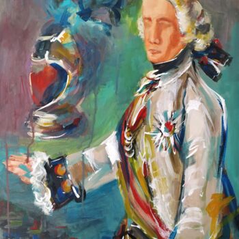 Schilderij getiteld "Untold Story" door Antigoni Tziora, Origineel Kunstwerk, Acryl