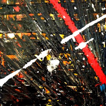 Painting titled "WINDOWS" by Ulysse Baldasseroni (UTCHEN), Original Artwork, Acrylic Mounted on Wood Stretcher frame
