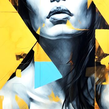 Digital Arts με τίτλο "Harmonie Abstraite" από Frédéric Font (Chroma), Αυθεντικά έργα τέχνης, Ψηφιακή ζωγραφική Τοποθετήθηκε…