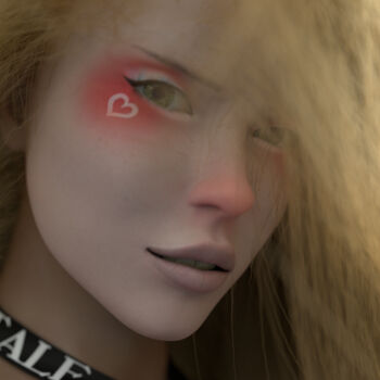 Artes digitais intitulada "Staring at you" por Evargas, Obras de arte originais, Modelagem 3D