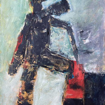 Painting titled "CONTIGUOUS" by Aditya Dev, Original Artwork, Acrylic