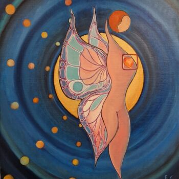 Peinture intitulée "Renaissance" par Ralph.S, Œuvre d'art originale, Huile