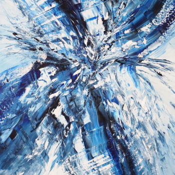 绘画 标题为“Blue Energy L 1” 由Peter Nottrott, 原创艺术品, 丙烯