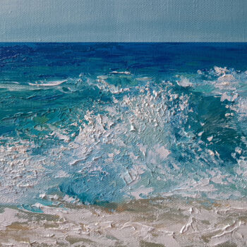 Картина под названием "Frost wave №4" - Elena Petrova, Подлинное произведение искусства, Масло