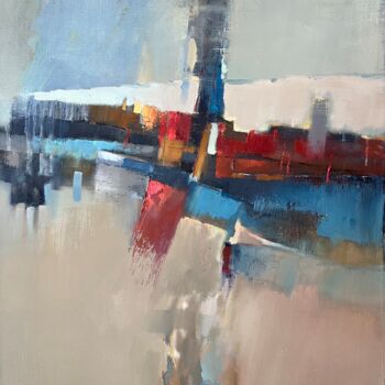 Painting titled "All is passing away" by Katerina Yakovleva, Original Artwork, Oil Mounted on Wood Stretcher frame