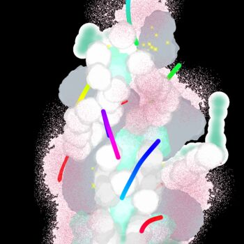 Digitale Kunst mit dem Titel "A mixture of pleasu…" von Shirley Jacobsen, Original-Kunstwerk, Digitale Malerei