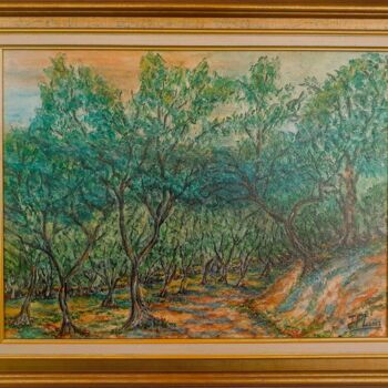Peinture intitulée "Balade au Pian" par Jean-Pierre Loubinoux, Œuvre d'art originale, Acrylique Monté sur Châssis en bois