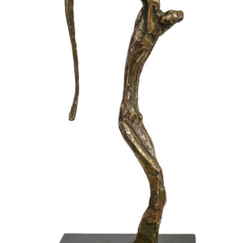 Sculpture titled "CRUTIFIXION" by Mircea Puscas, Original Artwork, Bronze