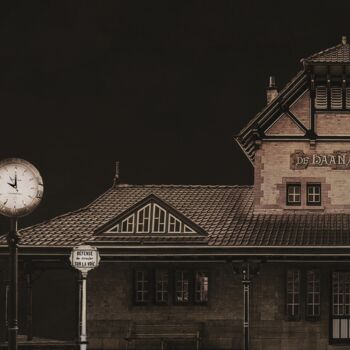 Photography titled "EN ATTENDANT GODOT,…" by Astr, Original Artwork, Digital Photography Mounted on Wood Stretcher frame