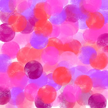 Digitale Kunst getiteld "Meditative Colorful…" door Vafa Majidli, Origineel Kunstwerk, Digitale afdruk