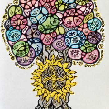 「To discover talents」というタイトルの絵画 Olena Kovalenkoによって, オリジナルのアートワーク, 鉛筆