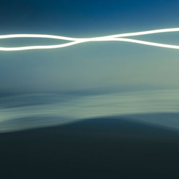 Photography titled "Sun over wave" by Michel Perrin, Original Artwork, Analog photography