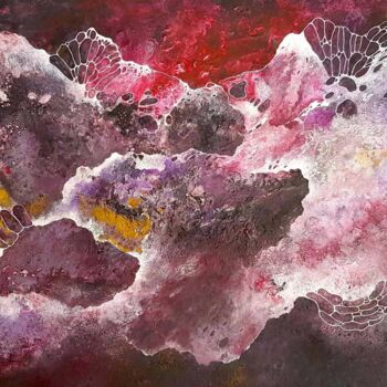 Peinture intitulée "OrganiK #4" par Mirabelle, Œuvre d'art originale, Acrylique Monté sur Châssis en bois