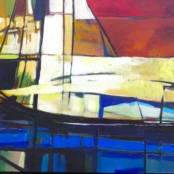Peinture intitulée "Light in Water" par Marmourevidueiros, Œuvre d'art originale, Acrylique