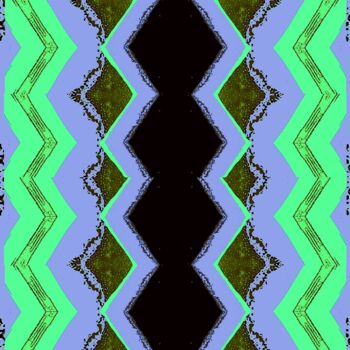 Photography titled "Nu Deco Green Blue-…" by Ken Lerner, Original Artwork, Digital Photography