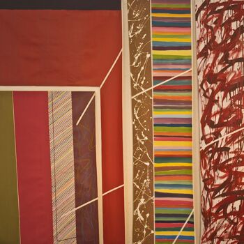 Painting titled ""Consonnance Disson…" by Isabelle Boulin, Original Artwork, Acrylic